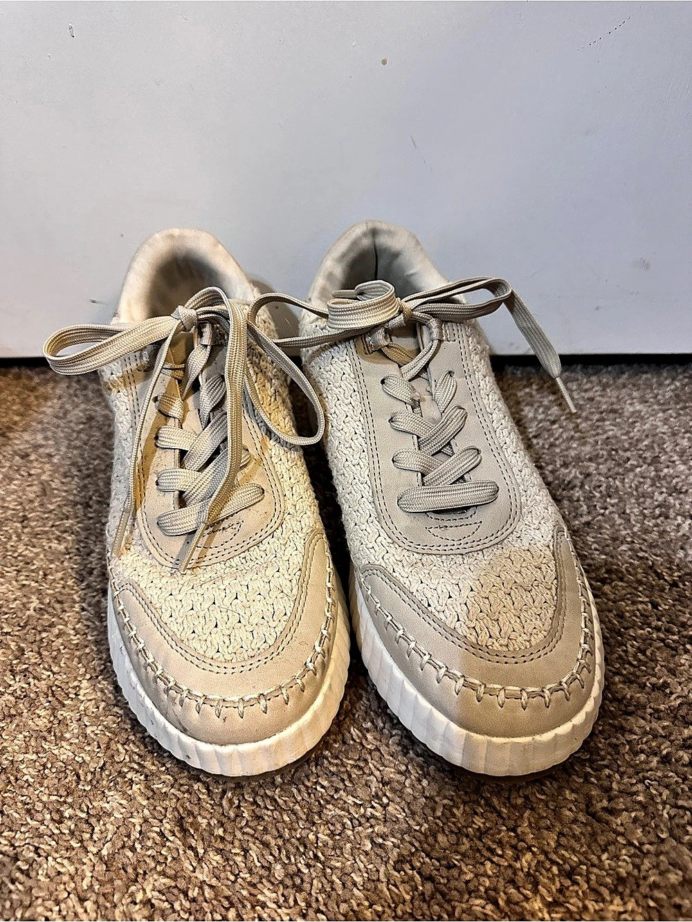 DV Dolce Vita Fredi Platform Sneaker Cream Sneakers